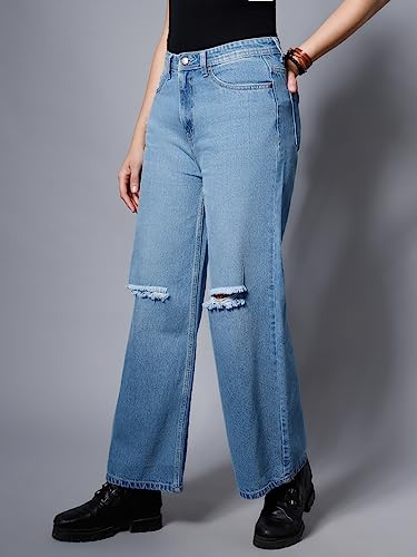 Image of HIGH STAR Women's High Rise Regular Stretchable Jeans