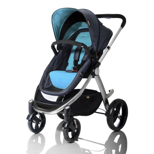 Mountain Buggy Cosmopolitan Stroller with Rain Cover (Turquoise)