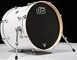 DW Performance Series Bass Drum - 16 Inches X 20 Inches White Marine FinishPly