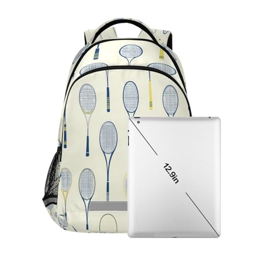 Mochila para libros que transporta tu raqueta de bádminton 7