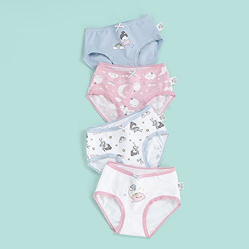 Image of benetia Girls' Underwear Soft Cotton 6-8 Pack