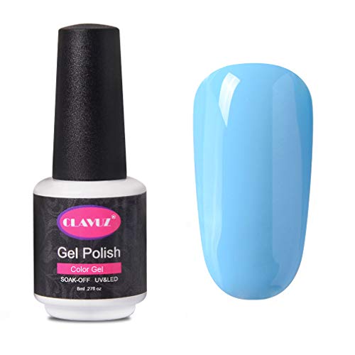 CLAVUZ Gel Nail Polish Magic Blue Soak Off UV Gel Lacquer Salon Nail Art Manicure Varnish 8ML