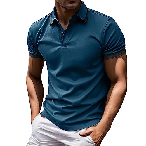 Polo homme résistant aux taches et à la transpiration été