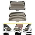 ANONEMOTO-2Pcs-Smoked-Fender-Tip-Lens-Mud-Guards-Covers-Lens-Compatible-for-Harley-Davidson-Electra-Glide-Heritage-Softail-Touring-Front-Rear