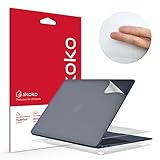 skoko Body Protector Transparent Skin Film Compatible with MacBook Air 15 inch M2 / M3 2023 2024 Released, Bubble Free, Similar to Screen Protector TPU Matte Film, Cover, Decals,Sticker