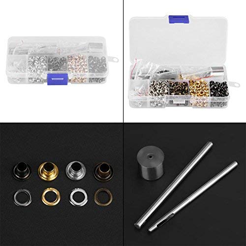 Eyelet Grommet Set Washers Fastener for Leather Craft Clothes Sewing Accessories with 3pcs Handwork Tools Set(3mm*420 Set) - Image 2