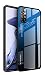 Produktbild GOKEN Glas Hülle für Xiaomi Redmi Note 11 5G (6.6")/ Poco M4 Pro 5G, Farbverlaufsglas Schutzhülle mit TPU Rahmen und Panzerglas Rückseite, Weicher Bumper Case Stoßfest Kratzfest Cover Handyhülle (7)