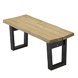 関家具(Sekikagu) 大川家具 ダイニングベンチ ブラウン 幅100 (cm) レイド 217373