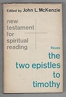 New Testament For Spiritual Reading, Volume 19, the Two Epistles to Timothy B000XY2EZ2 Book Cover