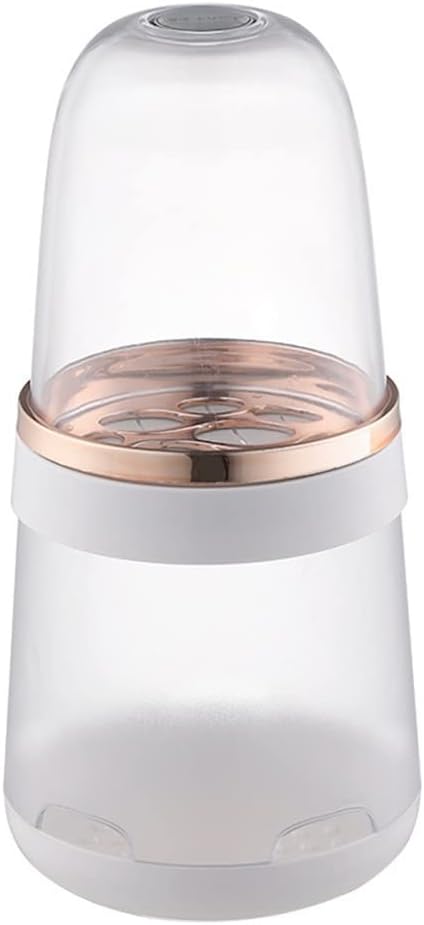 Cosmetic Transparent Storage Box Makeup Brush Storage Tube Eyebrow Pencil Storage Tube Container (Color : Pink Size : 10.6 * 10.6 * 22.3cm) (White 10.6 * 10.6 * 22.3cm)