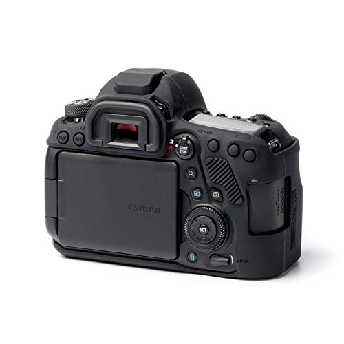 Easycover Silicone Protection Case For Canon 6D Mark Ii Camera, Black #TOP3