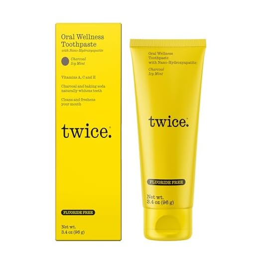 Twice Hydroxyapatite Whitening Toothpaste, Charcoal ICY Mint, 3.4 oz