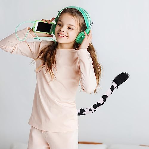 Bohue Animal Tail Plush Tail Tiger Leopard Cow Tail Costume Accessories Dress Up Props for Halloween Cosplay Party (Tiger) - Image 4
