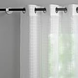 Klassische Karo Design - Durch 8 Metall Ösen kann man schnell Gardinenschals aufhängen. Bieten moderne Fenster Dekoration für Wohn-, Schlaf-, Ess-, Kinderzimmer, Küche, Balkontür usw. an