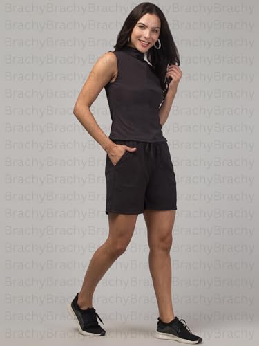 Image of Women's Co-Ord Set Lycra Top and Shorts Set |Two Piece Co-Ord Set Co-Ord Set Regular Fit