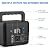 200W Portable Power Station, Powkey 120Wh/33,000mAh Power Bank with AC Outlet, 110V 6 Outputs Solar Generator External Battery Pack with LED Light for Home Use and Outdoor Camping