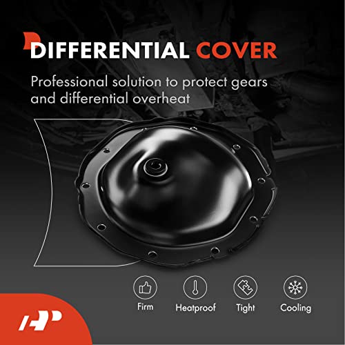 image for A-Premium Rear Differential Cover with Gasket & Magnet Compatible with