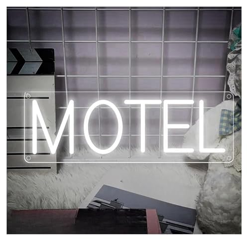 Enseigne néon pour décoration murale de motel et vitrine professionnelle 50cm
