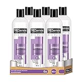TRESemmé Acondicionador Sin sulfatos, Sin siliconas y Sin parabenos Pro Pure para pelo seco o dañado, protege y repara - Pack de 6 x 380ml