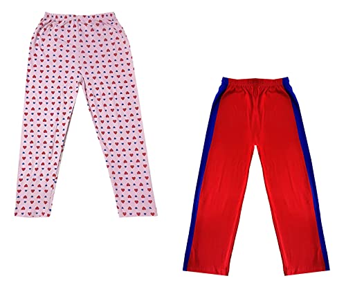 Image of indi weaves Boys and Girls Cotton Solid and Printed Pyjama /Pant /Trackpants