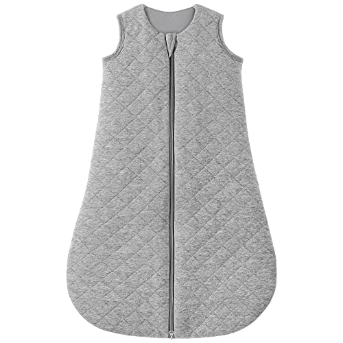 Image of Yoofoss Baby Sleep Sack 6-12 Months, 2.5 TOG Quilted Winter Wearable Blanket Thickened Baby Sleeping Bag 2-Way Zipper Toddler Sleeping Sack Warm Comfy (Medium)