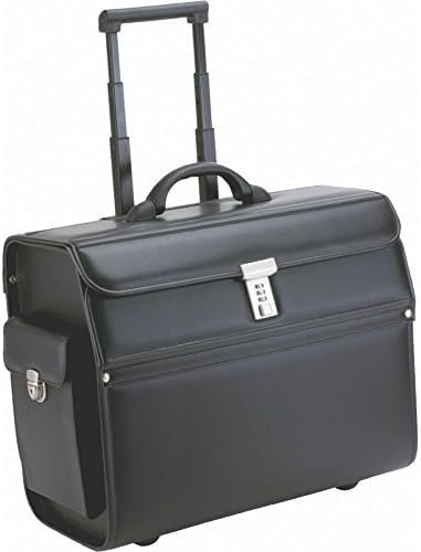 Alassio Pilotenkoffer "lederimitat, Mondo, schwarz