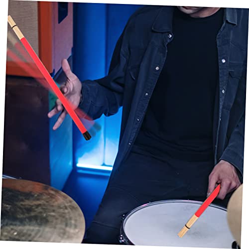 Baquetas para percusión de plástico rojo 40.5 cm miniatura 7