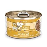 Weruva Cats in the Kitchen, Goldie Lox with Chicken & Salmon Au Jus Cat Food, 3.2oz Can (Pack of 24)