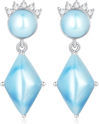 Boucles d'oreilles opales argent 925 cadeau anniversaire naissance fille
