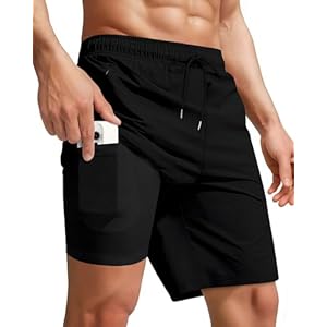 Yufawow 9 Inch Men Swim Trunks with...
