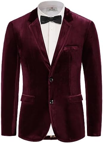 MOBIGARLAN Costume Homme 2 Pièces Fit Formel Smoking De Mariage