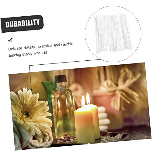 Accesorios para hacer velas mechas de algodón 100 unidades miniatura 3