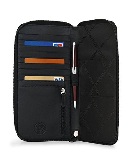 WENGER Alphubel - Cartera de piel de napa fina