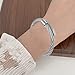 Crainoc Titanium Bangle Cable Wire Cuff Bracelet for Men Titaniumion Osimium Bangle Adjustable Cable Cord Winding Bracelet Vintage Twisted Bangle Fashion Jewelry Gifts