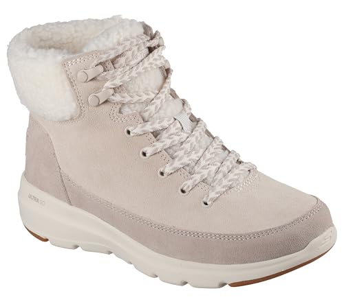 Skechers Womens On-The-Go Glacial Ultra - Autumn Days, Taupe, 10