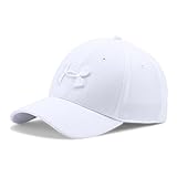 Under Armour Men's Blitzing II Stretch Fit Cap, White/White, Large/X-Large