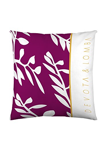 Devota&Lomba Funda de cojín Devota & Lomba Victoria (80 x 80 cm), Algodón, Multicolor, ÚNICO