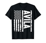 Avila Last Name Funny Surname Team Avila Family Reunion T-Shirt