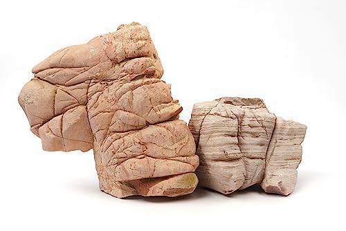 Image of LANDEN Elephant Skin Stone Natural Multi-Texture Rocks (18lbs, 3~9 inches,7pcs) for Aquarium, Paludarium, Terrariums, Landscaping, Decorative of Caves, Waterfalls, Cliffs