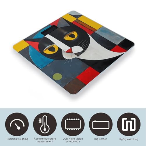 Báscula digital de baño con diseño rana y pantalla LCD miniatura 3