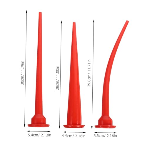 Aplicadores de boquilla caulk iplusmile de 3 piezas miniatura 2