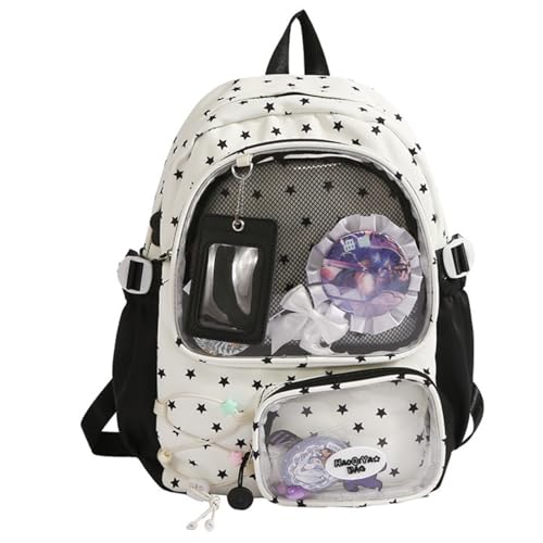 HOKMAH Linda mochila Itabag – Kawaii Coquette Bookbag Ita Bolsa de ombro Y2k Harajuku Mochila Cutecore Daypack, Estrela, M