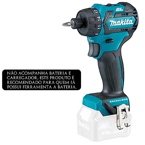 Parafusadeira Furadeira 1/4 SEM Bateria 12V DF032DZ Makita