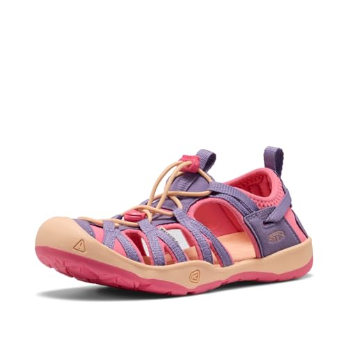 KEEN Unisex Kinder MOXIE SANDAL LILA DUNST/ROSA LIMONADE Sandale 27/28