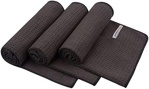 SUNLAND Microfiber Sports Workout Towels Fast Drying Fitness Sweat Towels for Men & Women Lightweight Multi-Purpose Gym Exercise Towels 3 Pack 16Inch x 32Inch