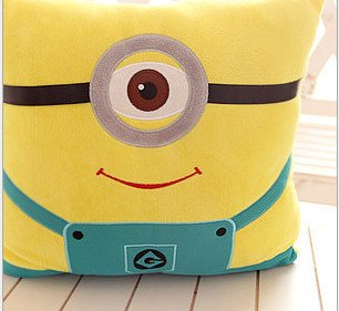 Trendy Brand Cool Decor Stuffed Plush Pillows Best Gift for Any Occasion Like Birthday Valentine (Minion Stuart Square Pillow)