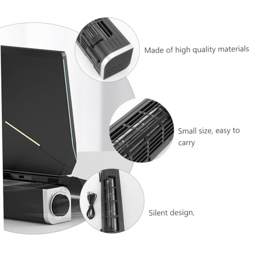 Enfriador portátil USB para laptop Lurrose con ventilador ajustable miniatura 3