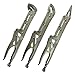 3 PCS 11 Inch Locking Pliers Extended Long Reach Locking Vise Grip Pliers Straight 45 Degree 80 Degree Head Repair Tools Compatible With Automotive