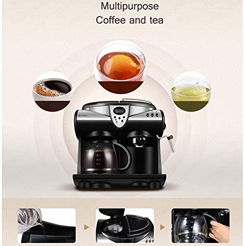 NC Kaffeemaschine amerikanisch/italienisch 2 Geschmacksrichtungen Espresso-Kaffeemaschine Doppelpumpen und Boiler… – Bild 3