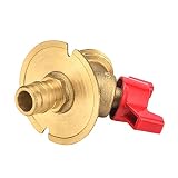 EFIELD Zawór 1/4-obrotowy wąż ssący z kołnierzem 1/5.1 cm. Wlot rozprężny Pex-a x 3/10.2 cm. Wylot MHT, ASTM F1960